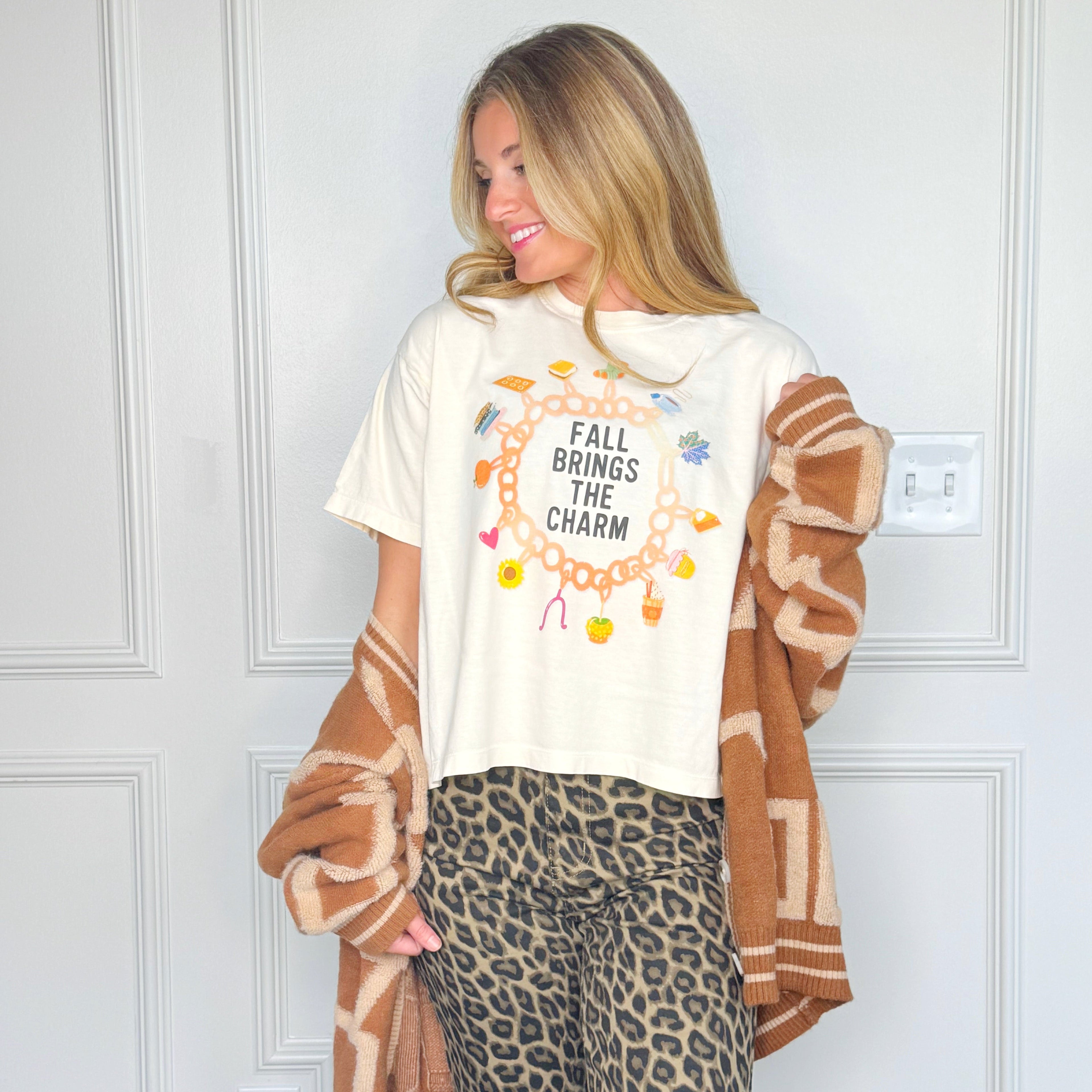 Fall Brings the Charm Crop Tee