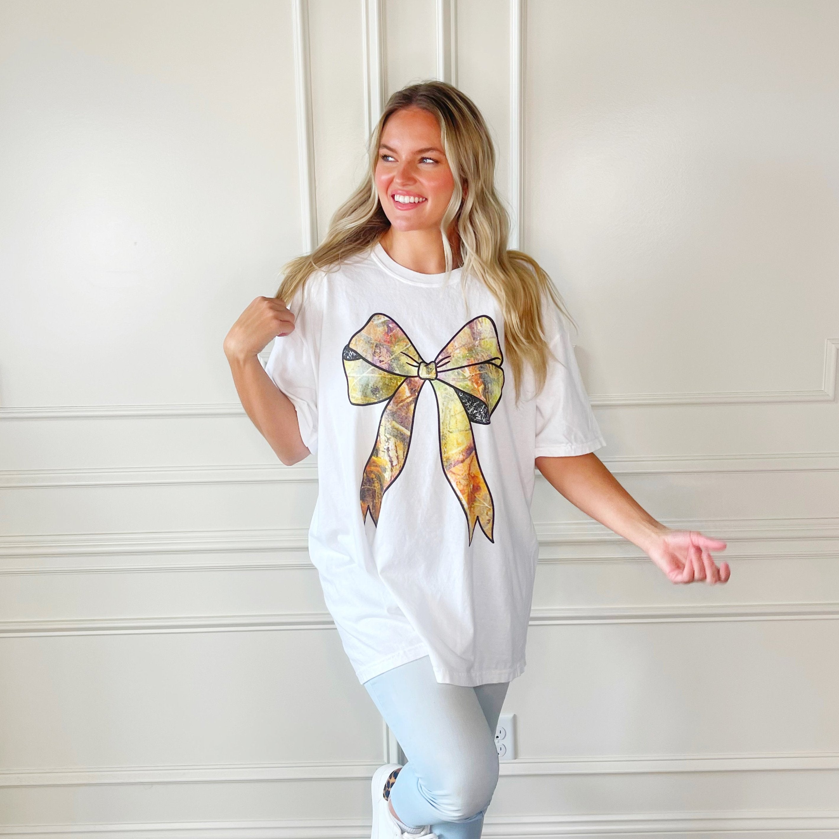 Camo Bow Youth & Adult Tee
