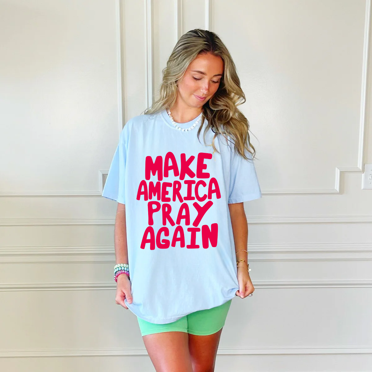 Make America Pray Puff Tee