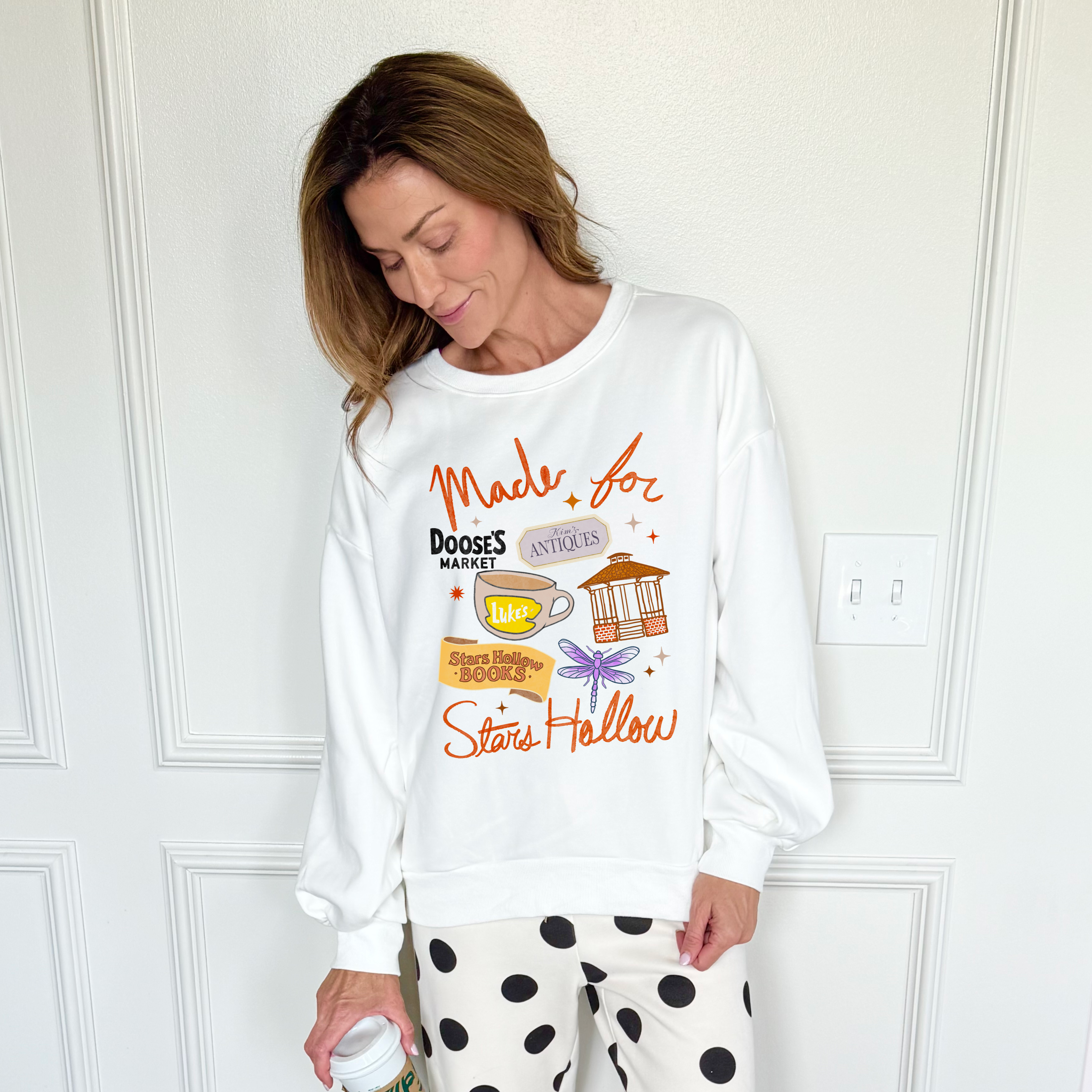 Made For Stars & Coffee Poppy & Pine Sweatshirt