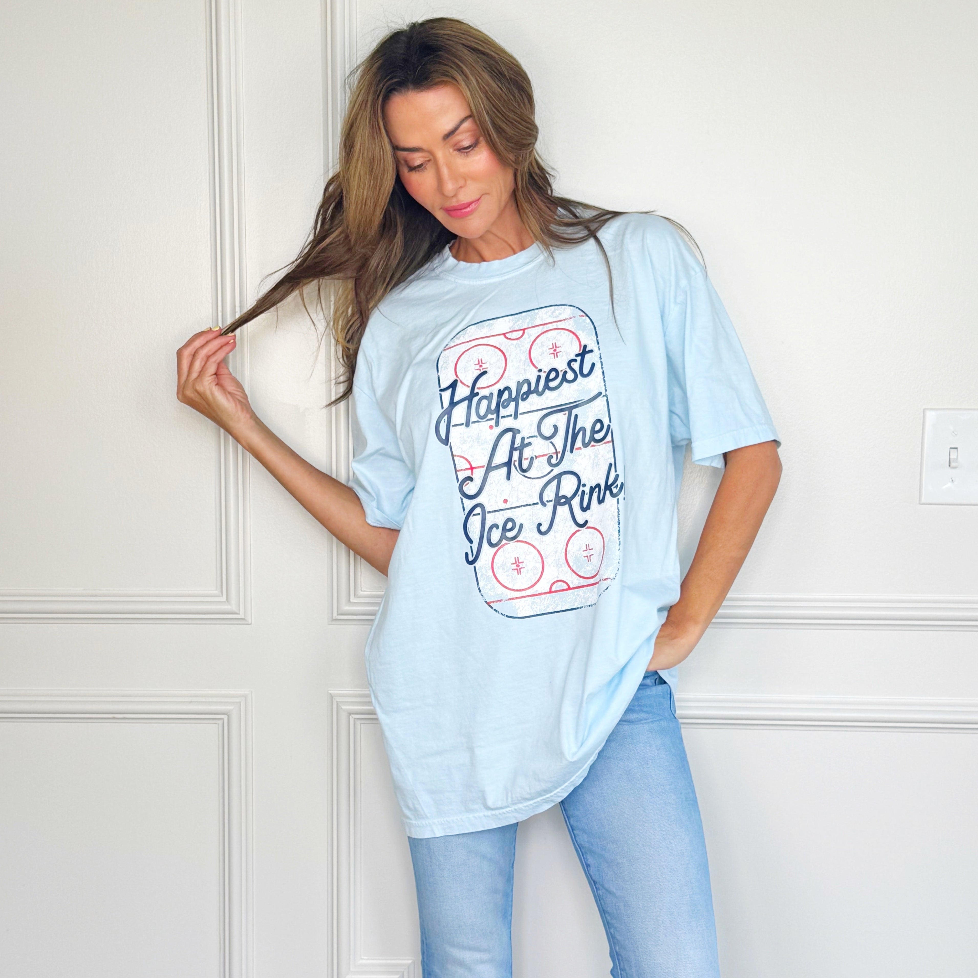 Happiest At the Ice Rink Tee