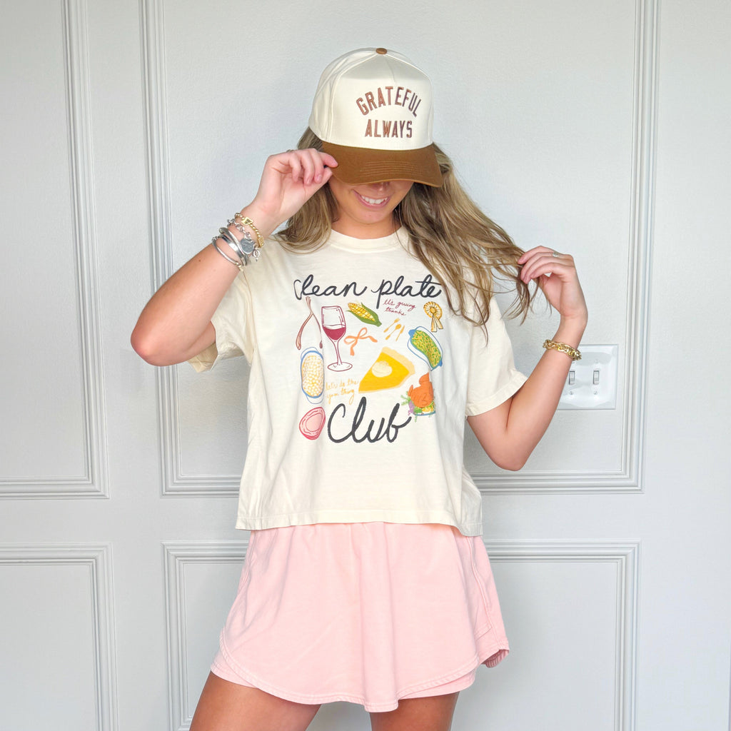 Clean Plate Club Crop Tee